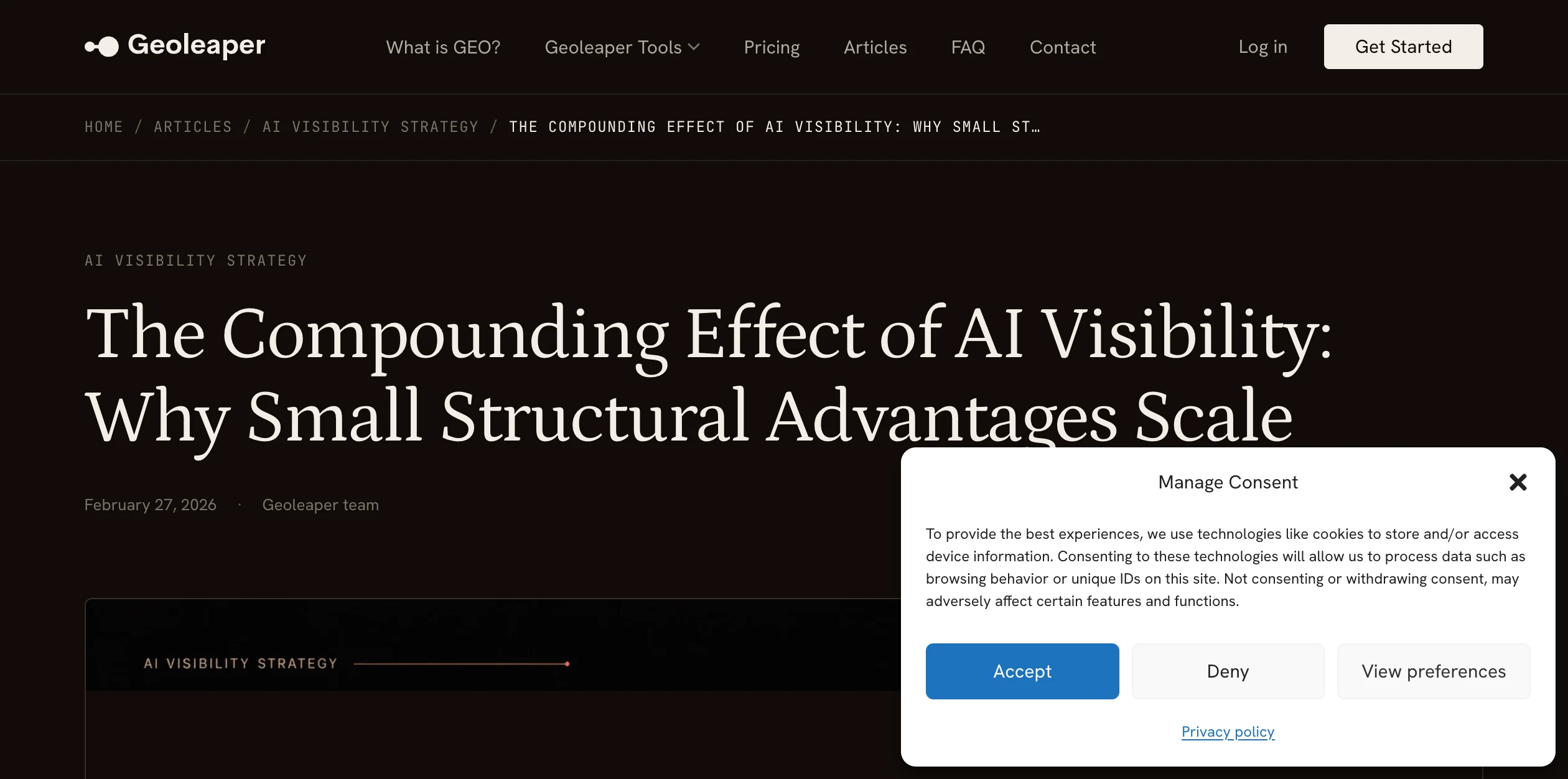 Compounding Effect Visualization The Compounding Effect of AI Visibility: Why Small Structural ...
